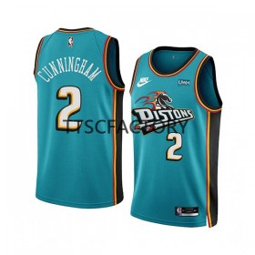 Dres Detroit Pistons Cade Cunningham 2 Nike 2022-23 Classic Edition Teal Swingman - Muške